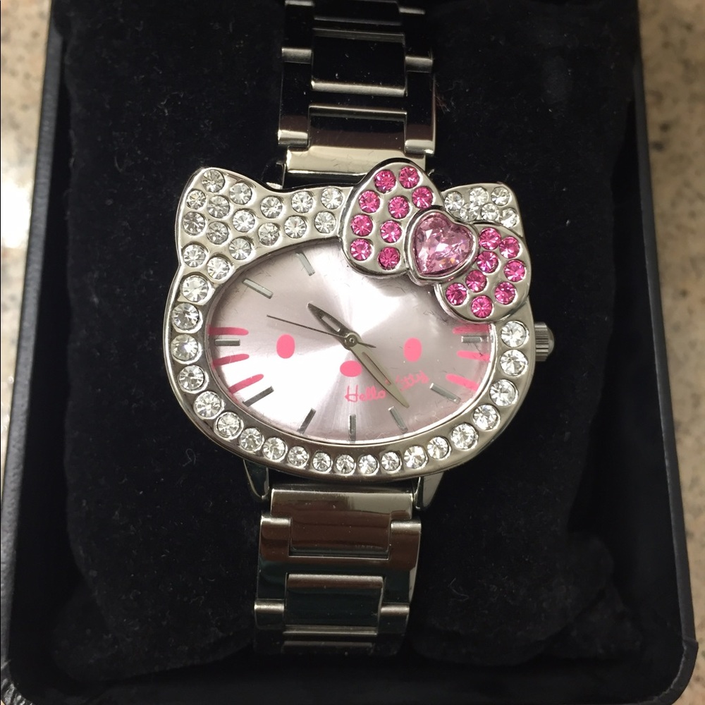 Hello Kitty Crystal Wrist Watch (for adults)